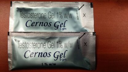 Testosteronigeeli (Cernos-geeli, Androgel, Testogel, Tostran)