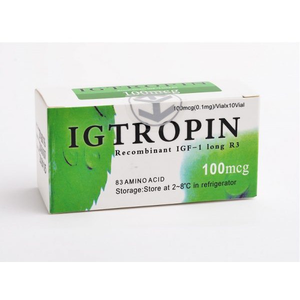 Igtropin IGF-1 Long R3 (facteur de croissance analogue à l'insuline)