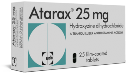 Atarax (hydroksitsiinidihydrokloridi)