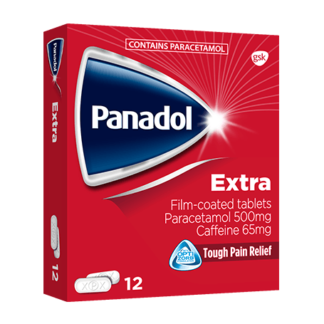 Panadol Extra (parasetamoli + kofeiini)